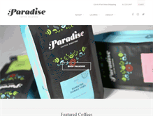 Tablet Screenshot of paradiseroasters.com